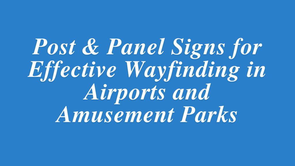 panel signs in houston TX.