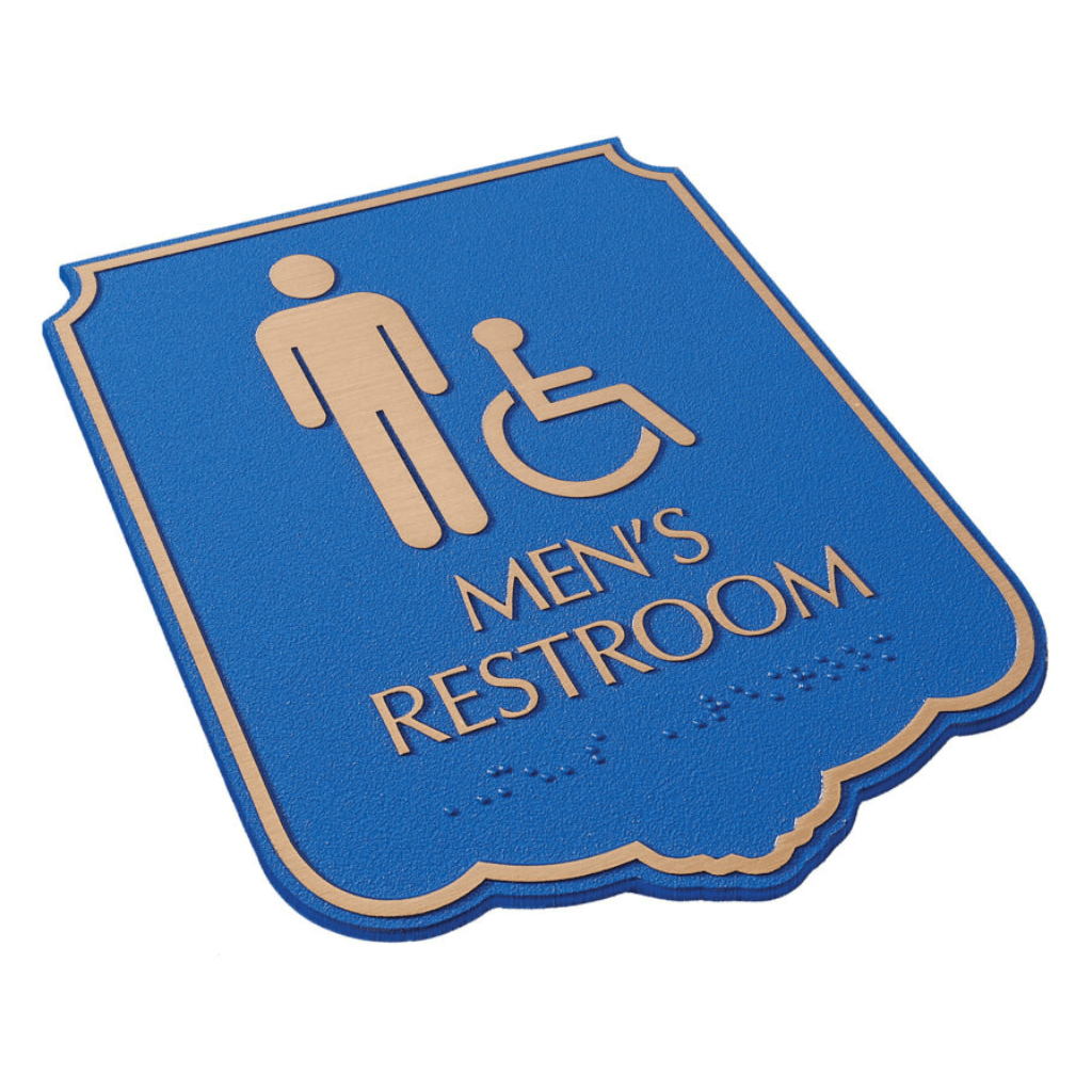 bathroom sign in houston TX.