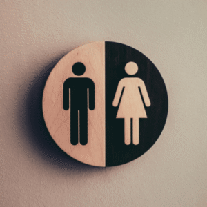 bathroom signs in houston TX.