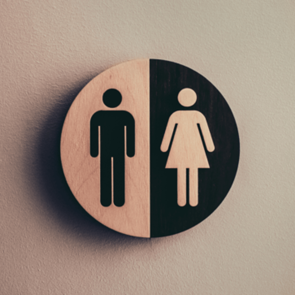 bathroom signs in houston TX.