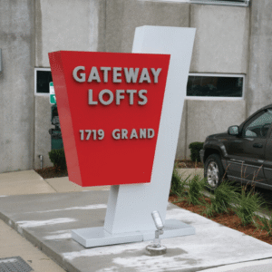 Post and Panel Signs Houston TX